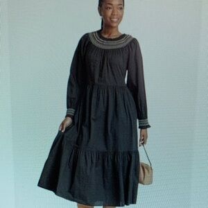Universal Thread Black Long Sleeve Dress